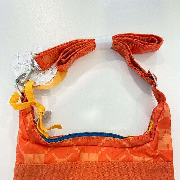 Lug Kids Waddle Cross-Body Pouch Orange Pattern Lightweight Adjustable Strap Dur - Picture 4 of 15